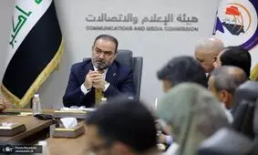 دیدار هیات رسانه‌ای ایران با رئیس"سازمان رسانه‌ها و ارتباطات عراق"/ نوفل هلال أبو رغیف: سریال‌های «مختارنامه» و «یوسف پیامبر (ع) و فیلم سینمایی محمد رسول الله (ص) از محبوب‌ترین مجموعه های نمایشی در عراق هستند/ با جدیت پیگیر مذاکرات ایران و آمریکا هستیم