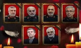 زمان تشییع پیکر فرماندهان شهید جنگ با اسرائیل مشخص شد