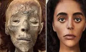 بازسازی دیجیتالی چهره ملکه تی مادربزرگ توت عنخ آمون پس از ۳,۴۰۰ سال