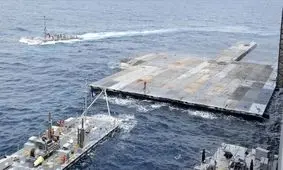 آمریکا ساخت اسکله موقت در غزه را تکمیل کرد

