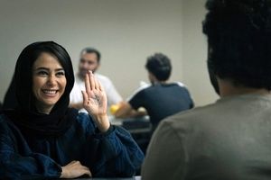 استایل خاص الناز حبیبی در اکران قسمت پایانی جان سخت