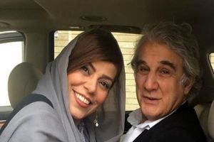 عکس عاشقانه مهدی هاشمی و همسر دومش در اصفهان