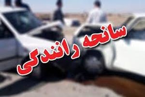 ۸ مصدوم در حادثه رانندگی در محور نیشابور - مشهد

