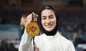 اولین طلای زنان ایران در کاراته جهانی
