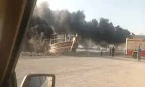 آتش‌سوزی در چهار شناور تجاری در اسکله واعظی بندر دیر مهار شد