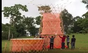 برجکی برای جمع آوری آب موجود در هوا در مناطق کم آب/ ویدئو