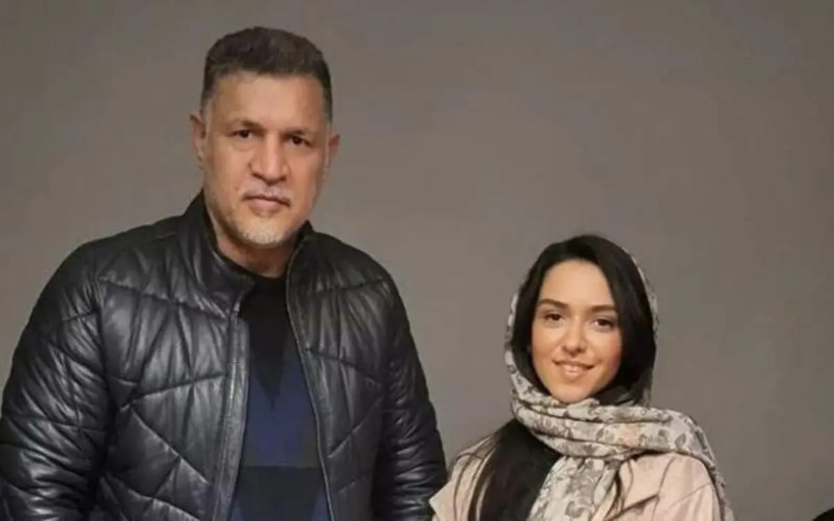 دیدار فرزانه فصیحی با علی دایی