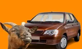 کار به معاوضه خودرو با بز رسید!