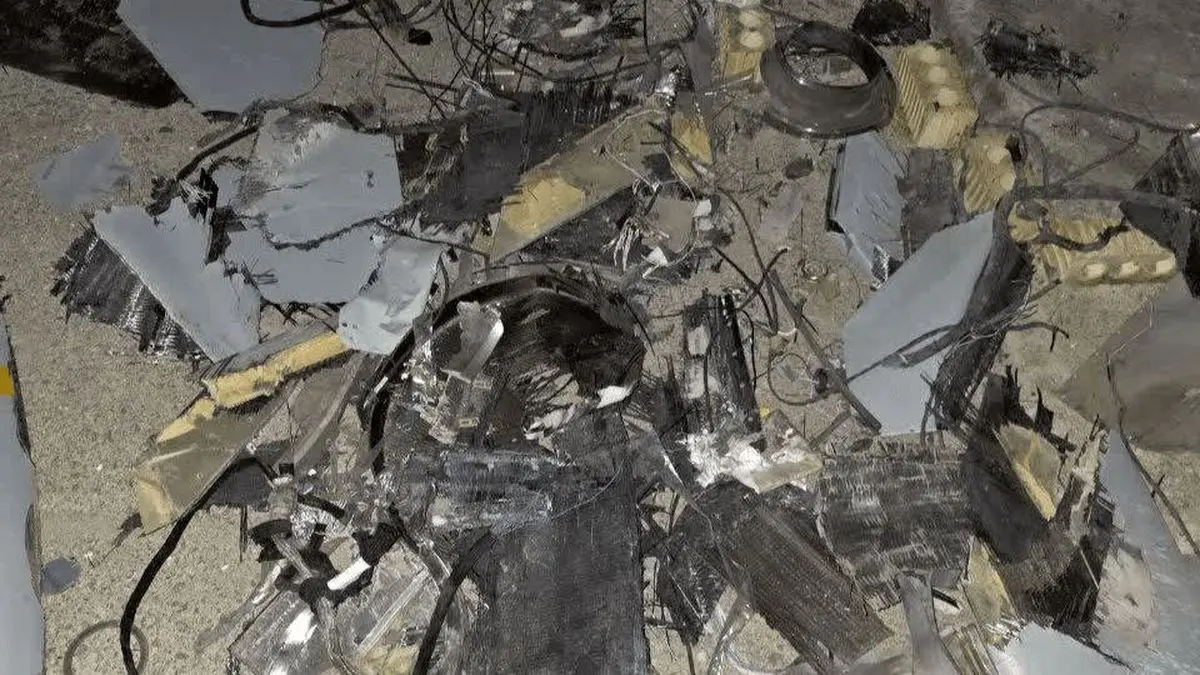 سرنگونی یک فروند پهپاد هرمس در لارستان