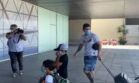 مسی برای تعطیلات به عربستان رفت

