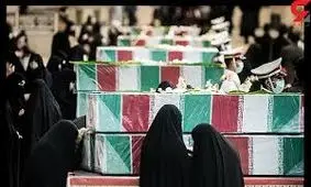 تشییع پیکر شهدای گمنام از مقابل دانشگاه تهران/ ویدئو