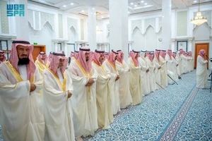 حضور بن سلمان در نماز عیدفطر