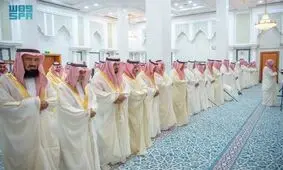 حضور بن سلمان در نماز عیدفطر