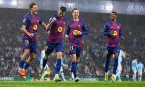 پیروزی بارسلونا مقابل سلتاویگو 