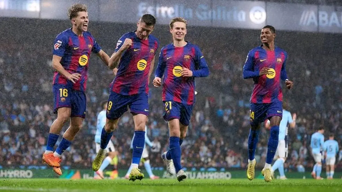 پیروزی بارسلونا مقابل سلتاویگو 