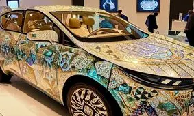 تصاویر جذاب از خودروهایی با نقش و نگار ایرانی