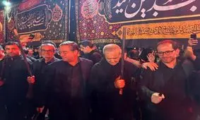 حضور پزشکیان در مراسم شام غریبان ارومیه