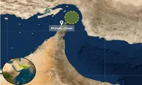 اصابت پرتابه به یک نفتکش در تنگه هرمز