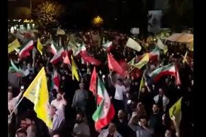 حضور خودجوش مردم در میدان فلسطین تهران در محکومیت رژیم صهیونیستی/ ویدئو