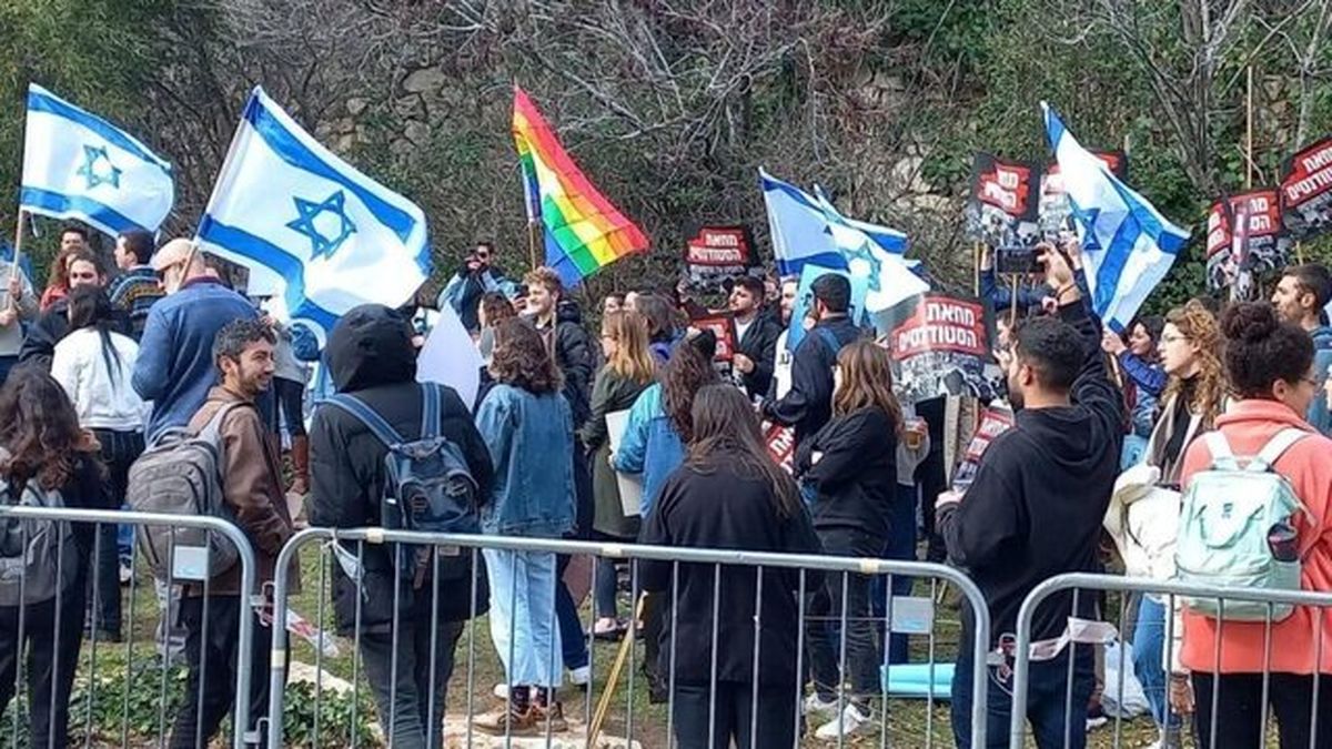 تظاهرات دانشجویان اسرائیلی علیه کابینه نتانیاهو

