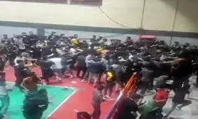 دعوا و درگیری در مسابقات جام رمضان/ ویدئو