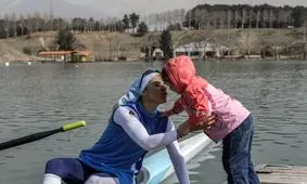 دنیای مادرانه مهسا جاور، قهرمان قایقرانی ایران/ ویدئو

