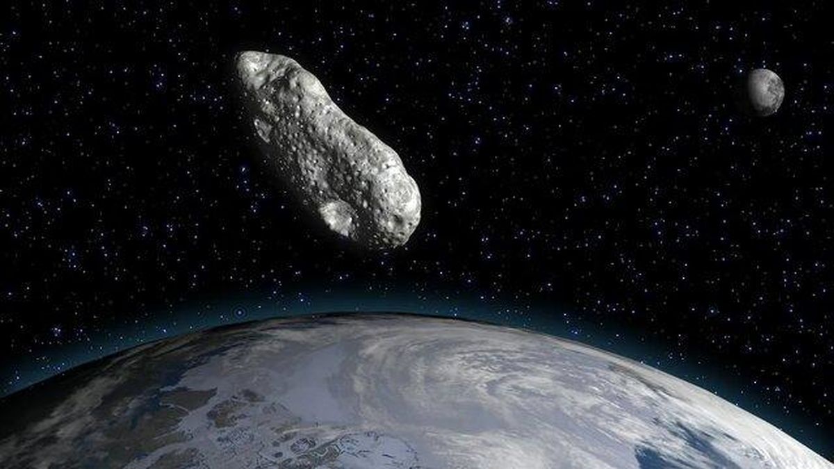 احتمال برخورد یک سیارک با ماه