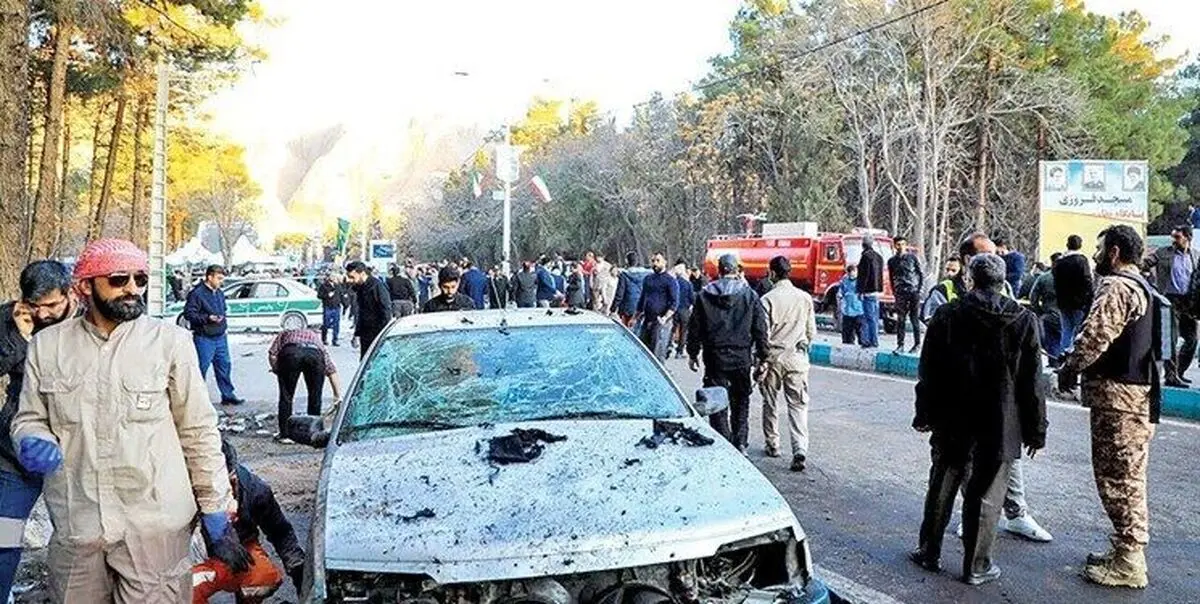 فیلم دیده نشده از انفجار اول حادثه تروریستی کرمان