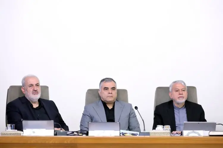 عکس هایی از پزشکیان و عارف در جلسه امروز هیئت دولت