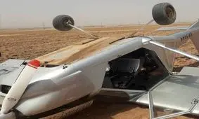 سقوط یک فروند هواپیمای آموزشی ارتش و شهادت ۲ نفر/ تصاویری از محل سقوط یک فروند هواپیمای شکاری