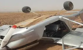 سقوط یک فروند هواپیمای آموزشی ارتش و شهادت ۲ نفر/ تصاویری از محل سقوط یک فروند هواپیمای شکاری