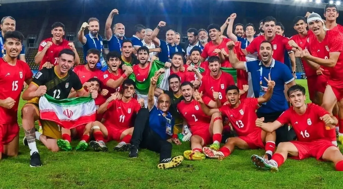 فوتبالیست های نوجوان ایران صدرنشین شدند


