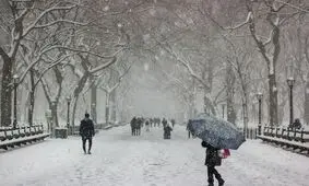 بارش برف در ۸ استان از دوشنبه