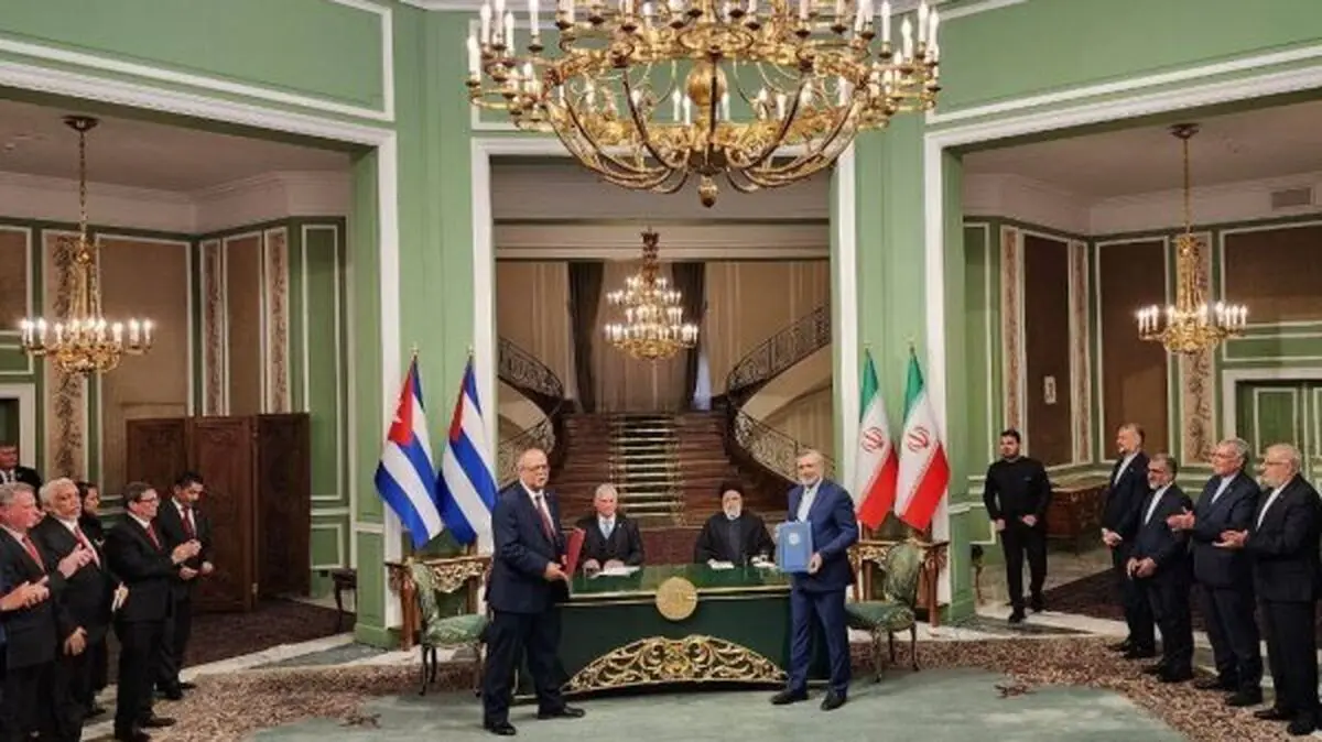 ۷ سند و تفاهم‌نامه همکاری میان ایران و کوبا به امضا رسید


