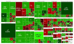 بورس سبز شد