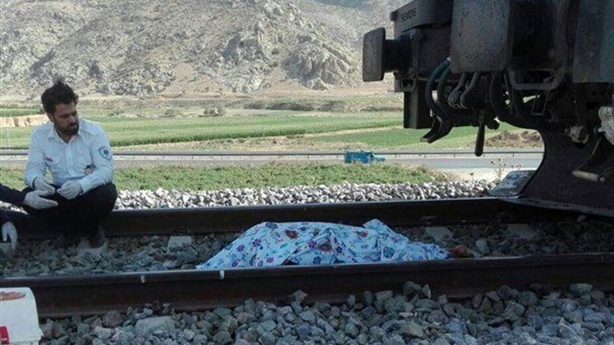 مرگ یک کارگر راه آهن در تصادف با قطار