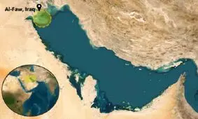 حمله به یک نفتکش در نزدیکی شهر فاو عراق

