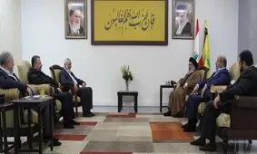 سیدحسن نصرالله با رئیس دفتر سیاسی حماس در بیروت دیدار کرد

