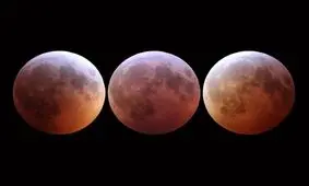 ماه گرفتگی کامل در شرف وقوع
