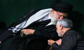 امضای رهبر انقلاب، نقش بسته بر کفن شهید حاج قاسم سلیمانی/ عکس