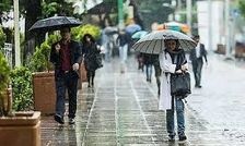 رگبار باران و کاهش نسبی دما در ۱۳ استان