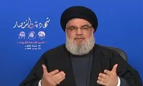 دبیرکل حزب‌الله: یکی از دلایل به نتیجه نرسیدن پرونده هسته‌ای ایران این است که تهران نمی‌خواهد با آمریکا سر یک میز بنشیند