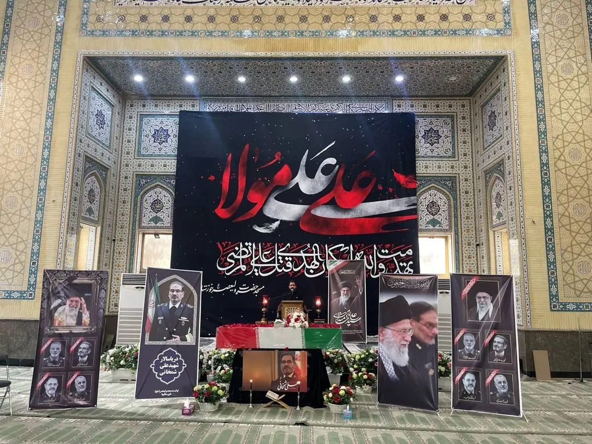 پیکر شهید علی شمخانی در تهران تشییع شد/ ویدئو

