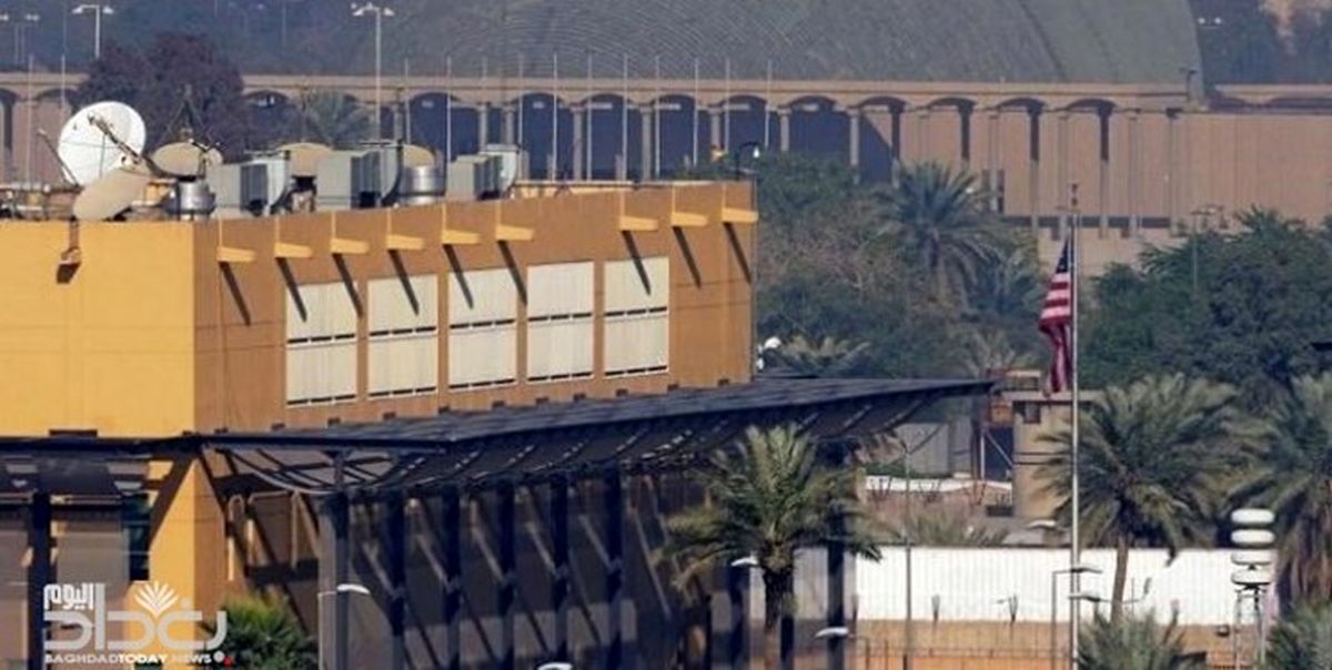 ۷ گلوله خمپاره در سفارت آمریکا در بغداد فرود آمد