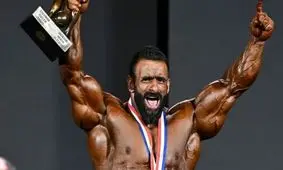 ملاقات دوستانه هادی چوپان با آرنولد/ ویدئو 