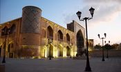 مرمت مدرسه خان شیراز با سیمان سفید