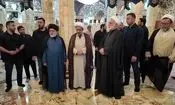 ویدئویی از حضور اژه‌ای در حرم حضرت معصومه و مزار شهیدان لاریجانی، موسوی و علمای مرحوم
