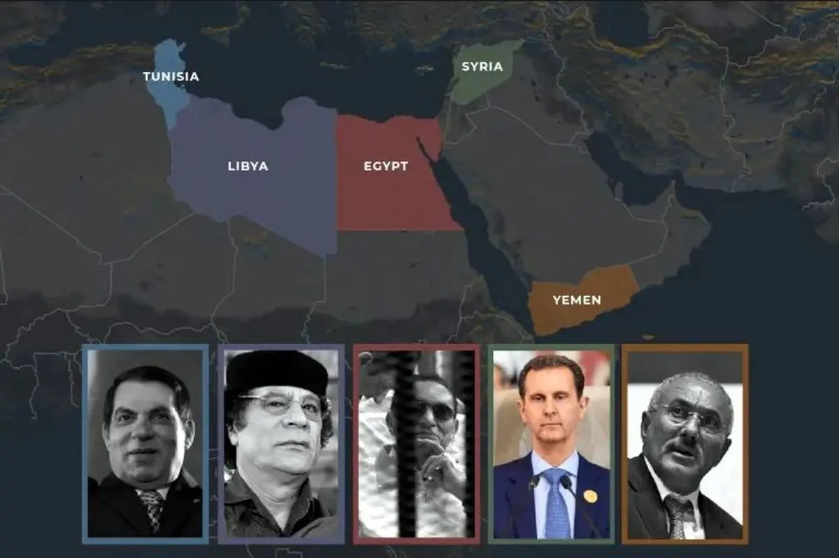 سرنوشت رهبران بهار عربی | ۱۵ سال بعد، آنان که سقوط کردند امروز کجا هستند؟