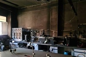 آتش سوزی هولناک در دانشکده عمران دانشگاه شریف