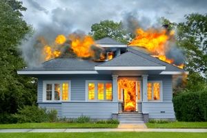 مردی به خاطر کشتن یک سوسک خانه‌اش را آتش زد